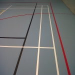 Sportshall Poylurethane Resin Flooring in Aston 6