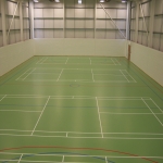 Sportshall Poylurethane Resin Flooring in Aston 1