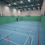 Sportshall Poylurethane Resin Flooring in Acton 2