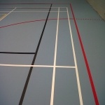 Sportshall Poylurethane Resin Flooring in Dunkirk 8