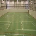 Sportshall Poylurethane Resin Flooring in Newtown 2