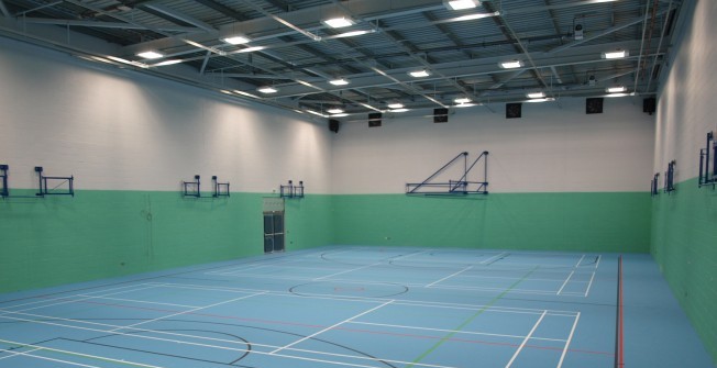 Sports Hall Resin Flooring in Astley