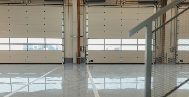 Car Showroom Resin Flooring in Ash